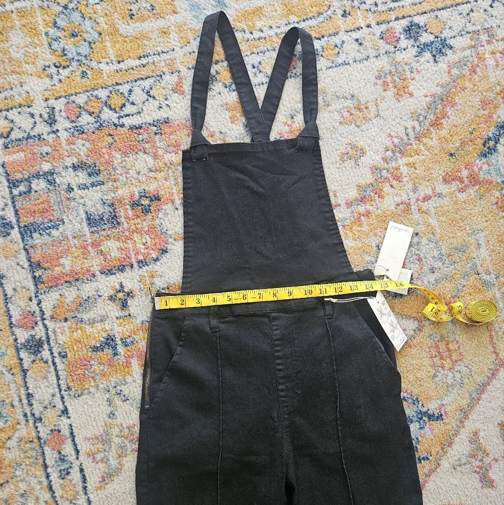 NWT Unpublished Millie Straight Leg Black Overalls - Picture 8 of 11
